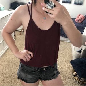 BRANDY MELVILLE HALTER TANK TOP